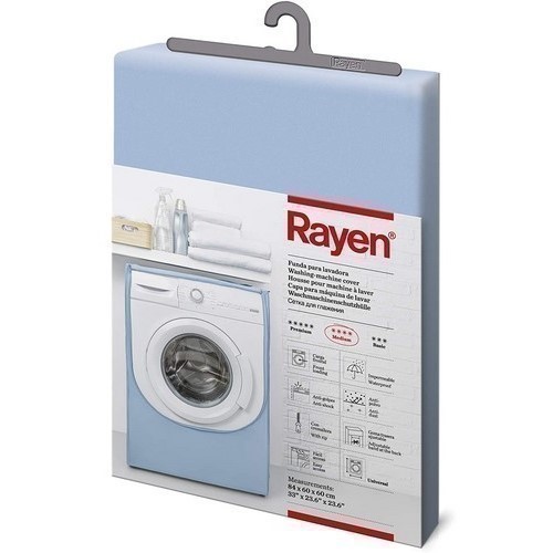 FUNDA LAVADORA RAYEN C/FRONTAL MEDIUM AZUL CLARO